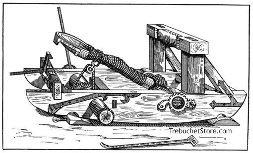 FIG. 5.-A SIEGE CATAPULT (WITHOUT A SLING).